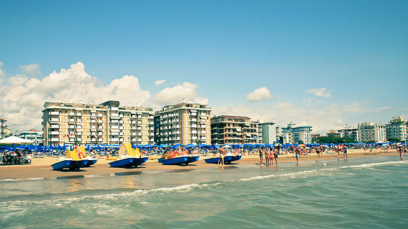Beached of Lido di Jesolo